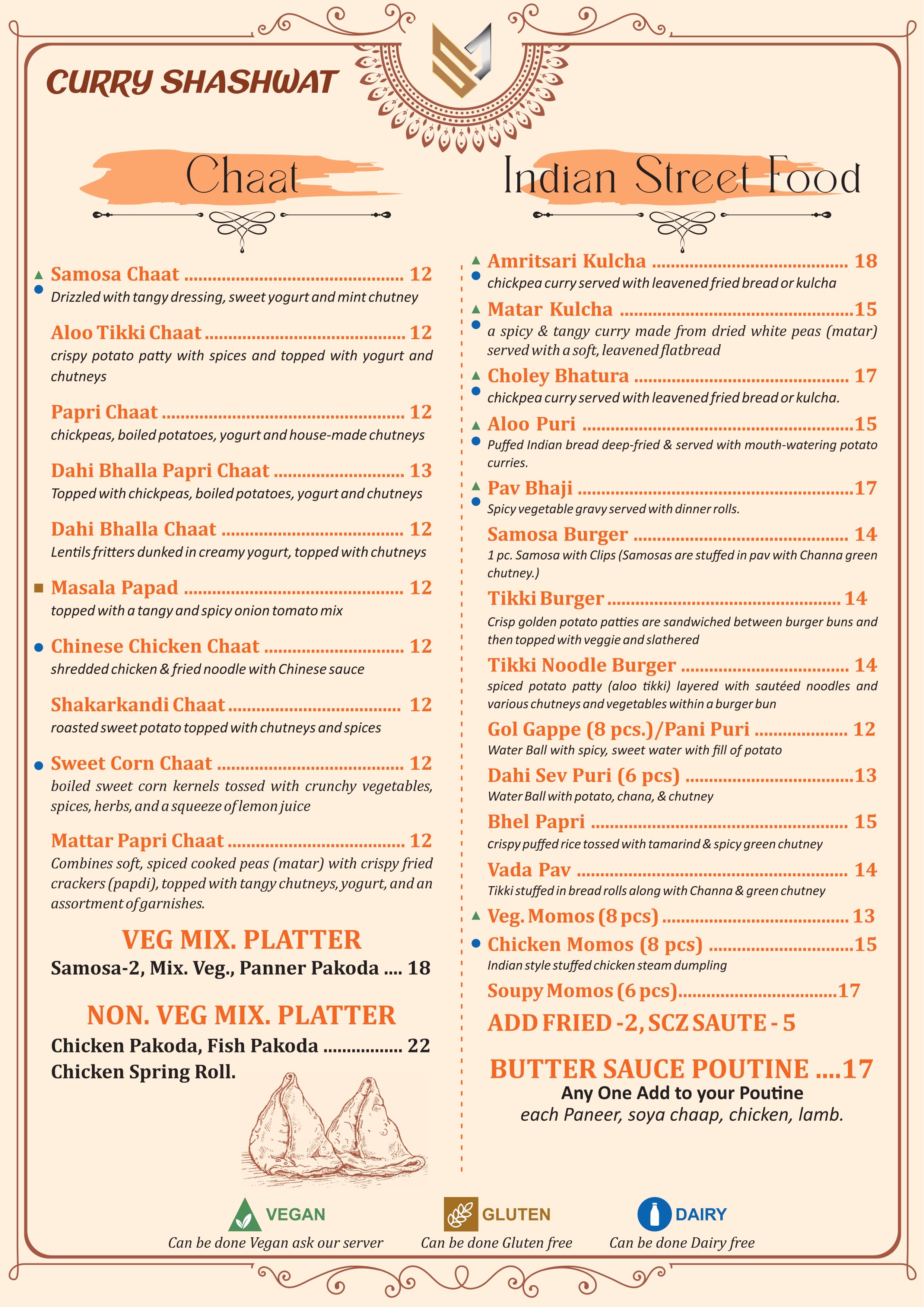 Menu page 2